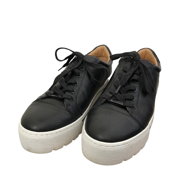 J Slides Platform Eve Leather Sneakers Size 8.5 - Picture 2 of 7